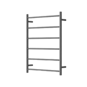 Mirage Star Gun Metal 6 Bar Heated Towel Rail - Acqua Bathrooms