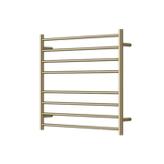 Mirage Star Brushed Bronze 8 Bar Wide Heated Towel Rail - Acqua Bathrooms