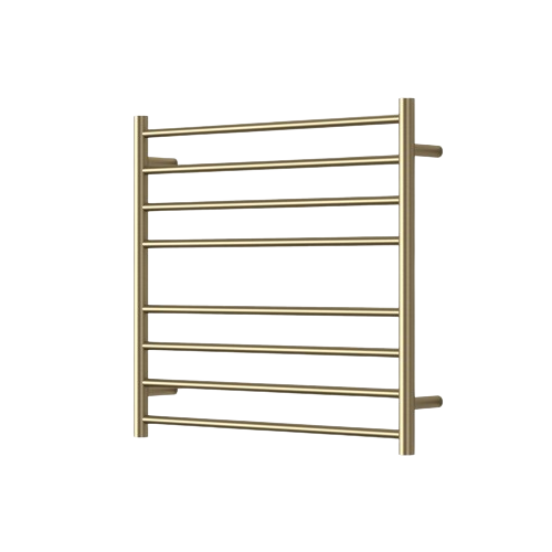 Mirage Star Brushed Bronze 8 Bar Wide Heated Towel Rail - Acqua Bathrooms