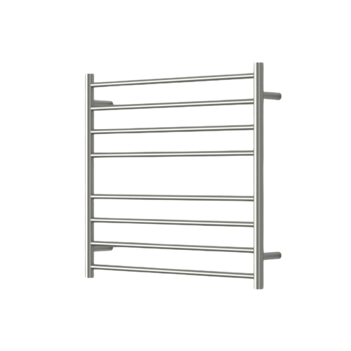 Mirage Star Warm Brushed Nickel 8 Bar Wide Heated Towel Rail - Acqua Bathrooms