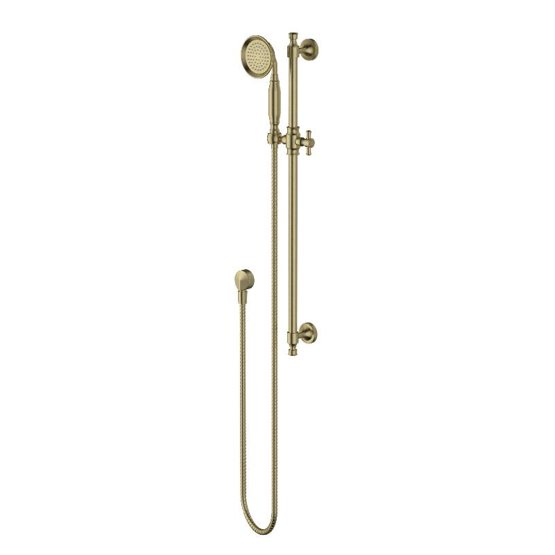 Montpellier Brushed Bronze Traditional Shower Rail Set - Acqua Bathrooms
