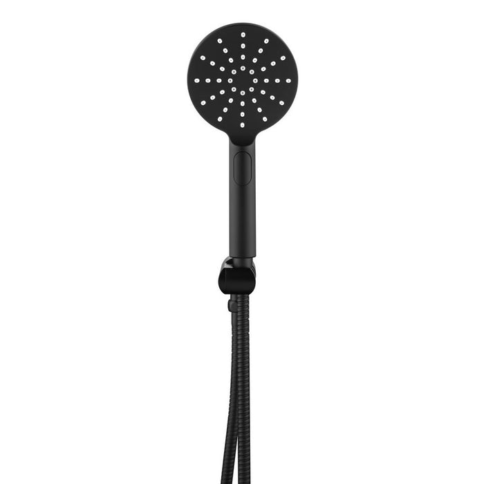 Mica Matte Black Wide Hand Shower - Acqua Bathrooms