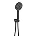 Mica Matte Black Wide Hand Shower - Acqua Bathrooms