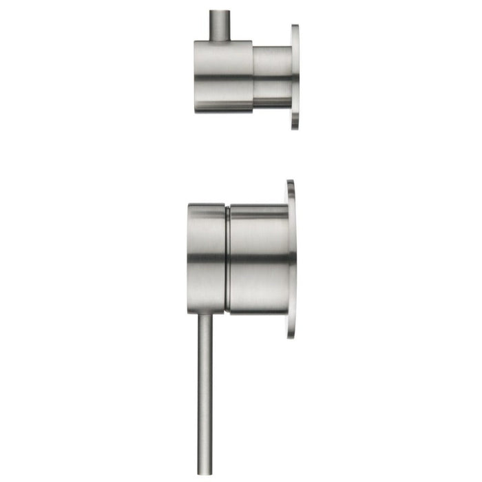 Mica Brushed Nickel Shower Mixer Diverter - 2P - Trim Kit Only - Acqua Bathrooms