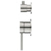 Mica Brushed Nickel Shower Mixer Diverter - 2P - Trim Kit Only - Acqua Bathrooms
