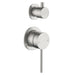 Mica Brushed Nickel Shower Mixer Diverter - 2P - Trim Kit Only - Acqua Bathrooms