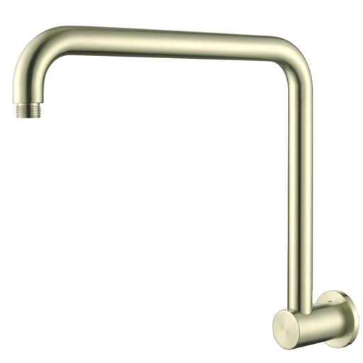 Mica French Gold Gooseneck Shower Arm - Acqua Bathrooms