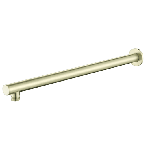 Mica French Gold Wall Shower Arm - 450mm - Straight - Acqua Bathrooms