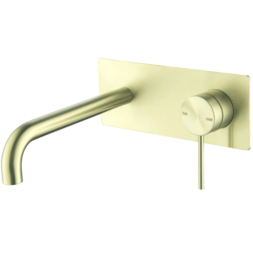 Mica French Gold Wall-Spout Combo - Curved Spout - 1P - Trim Kit Only - Acqua Bathrooms