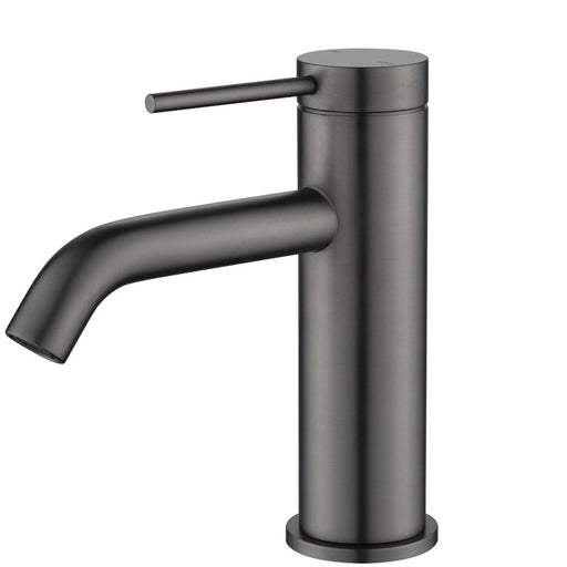 Mica Gun Metal Basin Mixer - Acqua Bathrooms