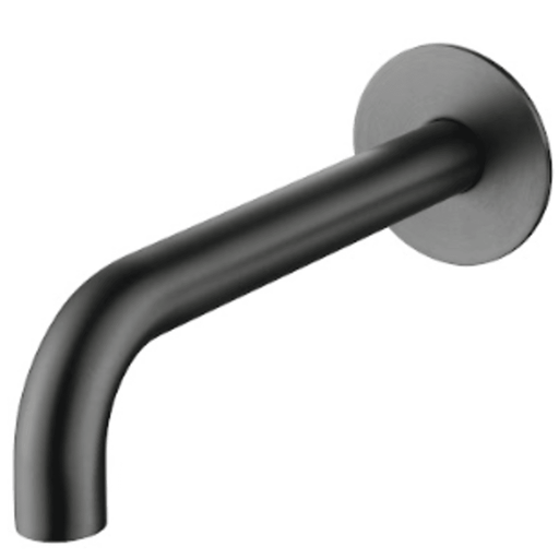 Mica Gun Metal Bath/Basin Spouts - 220mm - Acqua Bathrooms