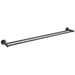 Mica Gun Metal Double Towel Rail - 800mm - Acqua Bathrooms