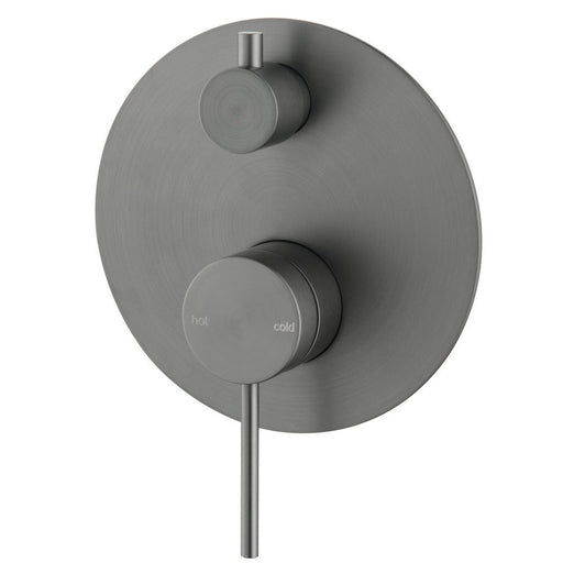 Mica Gun Metal Shower Mixer Diverter - 1P - Trim Kit Only - Acqua Bathrooms