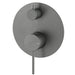 Mica Gun Metal Shower Mixer Diverter - 1P - Trim Kit Only - Acqua Bathrooms