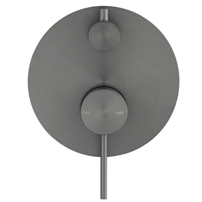 Mica Gun Metal Shower Mixer Diverter - 1P - Trim Kit Only - Acqua Bathrooms