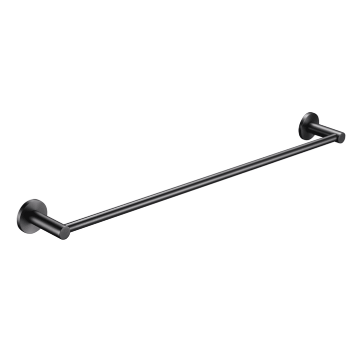 Mica Gun Metal Single Towel Rail - 600mm - Acqua Bathrooms