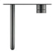 Mica Gun Metal Wall-Spout Combo - Curved Spout - 1P - Trim Kit Only - Acqua Bathrooms