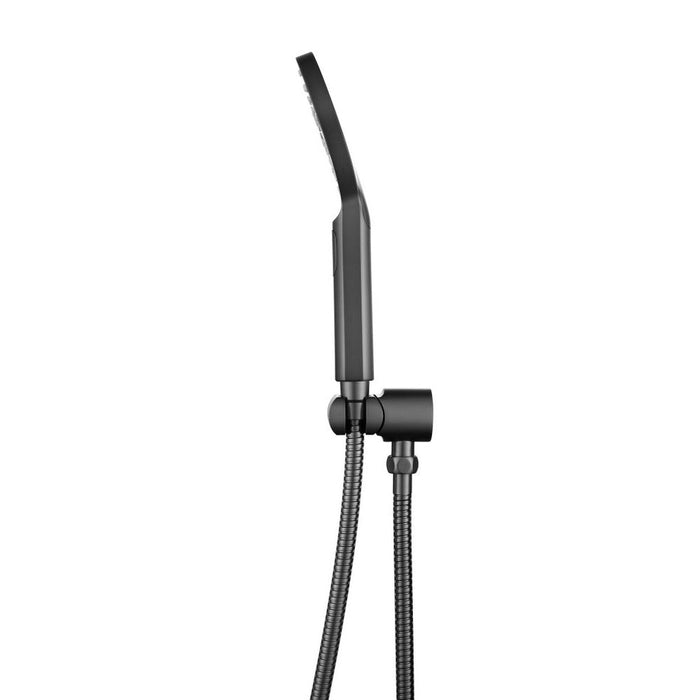 Mica Gun Metal Wide Hand Shower - Acqua Bathrooms