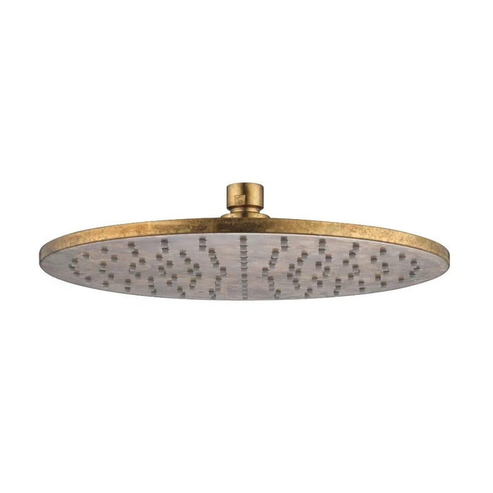 Mica LVB Living Brass Shower Head - 250mm - Acqua Bathrooms