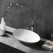 Nala 500mm Solid Surface Stone Oval Above Counter Basin - Acqua Bathrooms