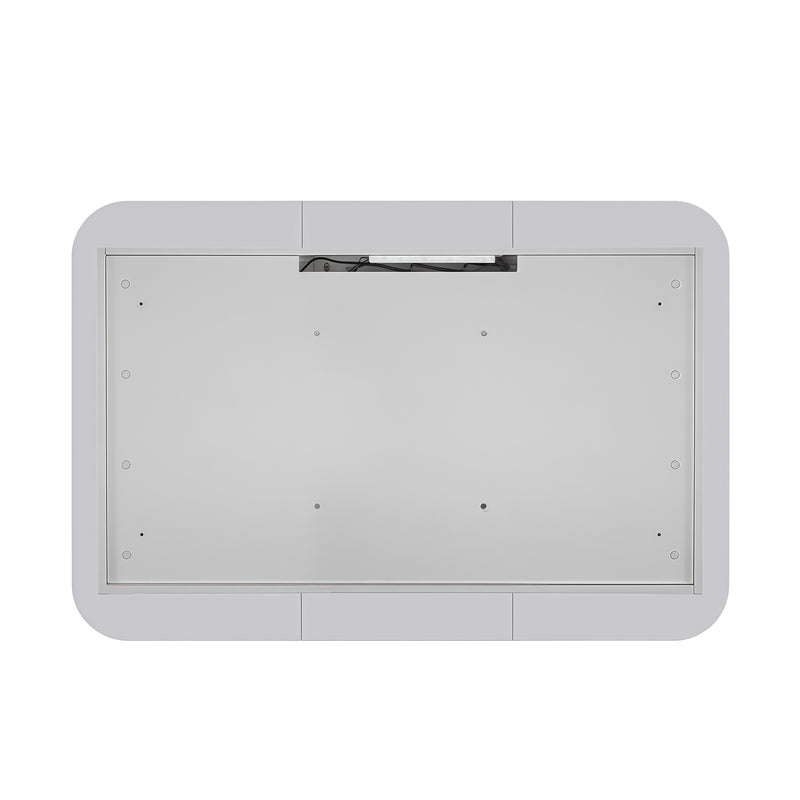 Nova Touchless LED 1200 x 750 Matte White Soft Square Shaving Cabinet