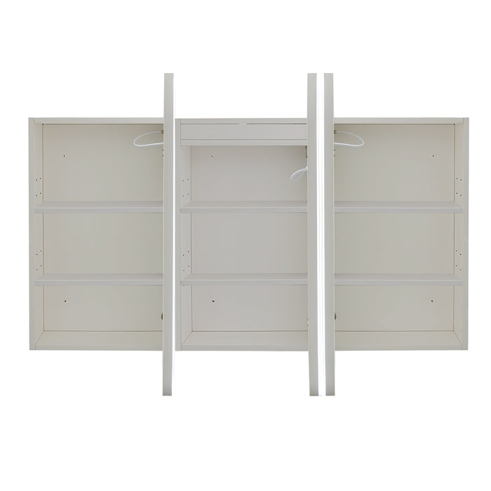 Nova Touchless LED 1500 x 750 Matte White Soft Square Shaving Cabinet