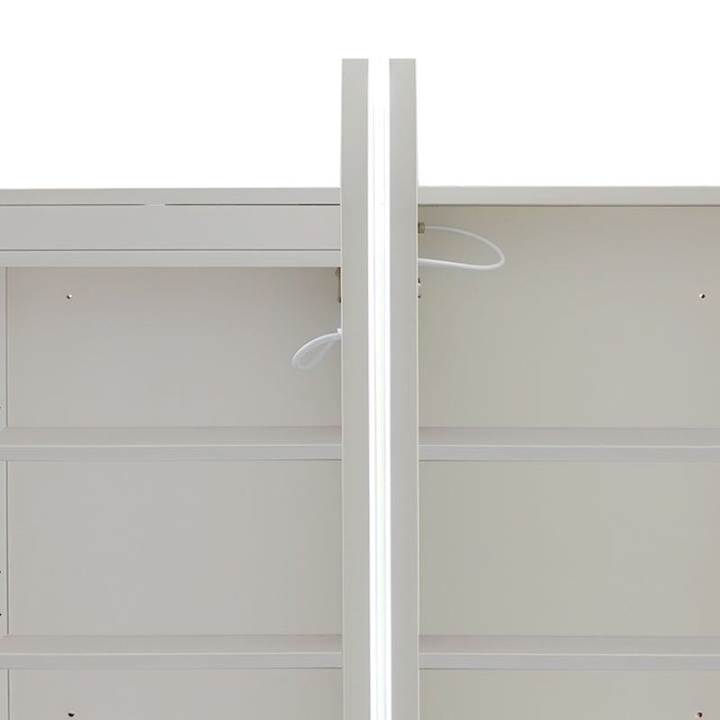 Nova Touchless LED 1500 x 750 Matte White Soft Square Shaving Cabinet