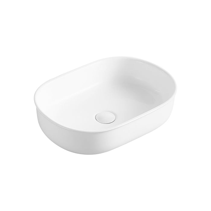 Novara 500 Gloss White Oval Above Counter Basin