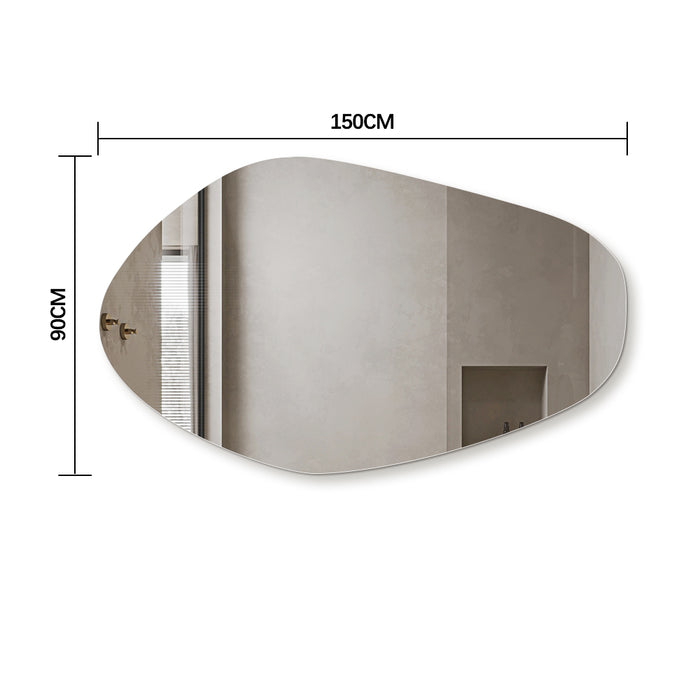 Novara 1500 x 900 Polished Edge Mirror - Image 4