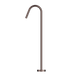 Nero | Mecca Round Freestanding Bath Spout only Brushed Bronze - Acqua Bathrooms