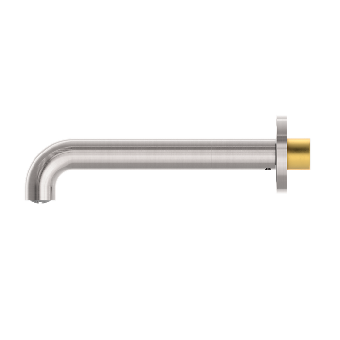 Nero | Mecca Brushed Nickel Bath & Basin Spout - 160MM - Acqua Bathrooms