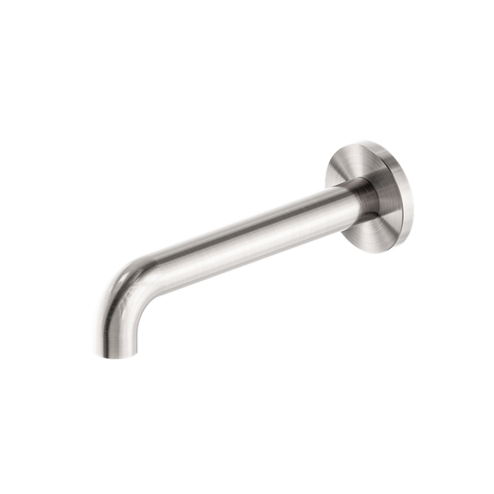 Nero | Mecca Brushed Nickel Bath & Basin Spout 260mm - Acqua Bathrooms