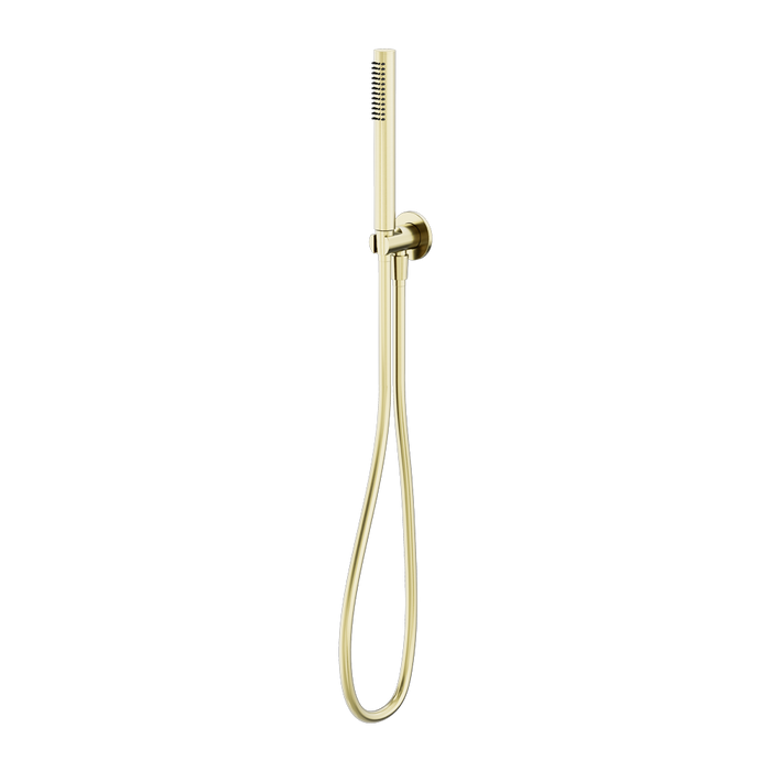Nero | Mecca Brushed Gold Slim Hand Held Shower Rail - Acqua Bathrooms