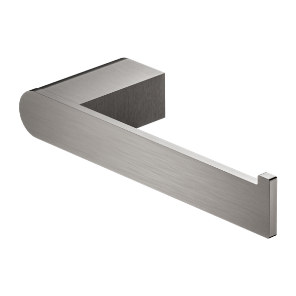 Nero | Bianca Brushed Nickel Toilet Roll Holder - Acqua Bathrooms