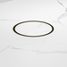 Nero | Round Brushed Gold 100mm Tile Insert Floor Waste - Acqua Bathrooms
