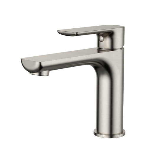Nova Warm Brushed Nickel Basin Mixer - Acqua Bathrooms