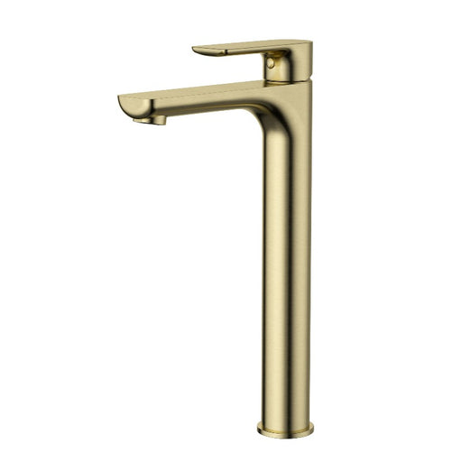 Nova Brushed Bronze Tall Basin Mixer - Acqua Bathrooms