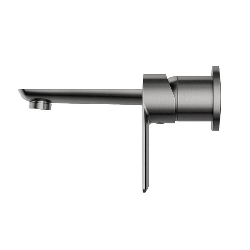 Nova Gun Metal Grey Wall Basin Mixer & Bath Spout - Acqua Bathrooms
