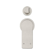 Nova Warm Brushed Nickel Wall Diverter - Acqua Bathrooms