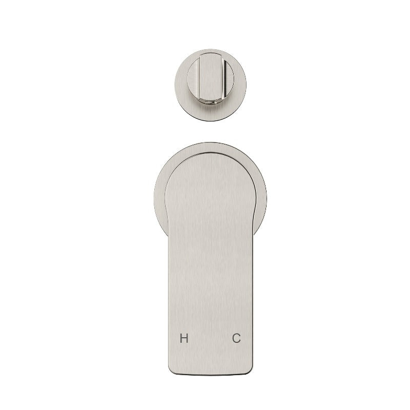Nova Warm Brushed Nickel Wall Diverter - Acqua Bathrooms