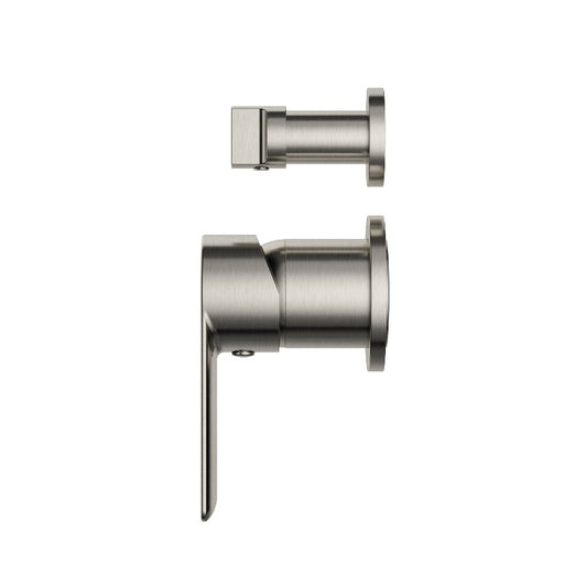 Nova Warm Brushed Nickel Wall Diverter - Acqua Bathrooms