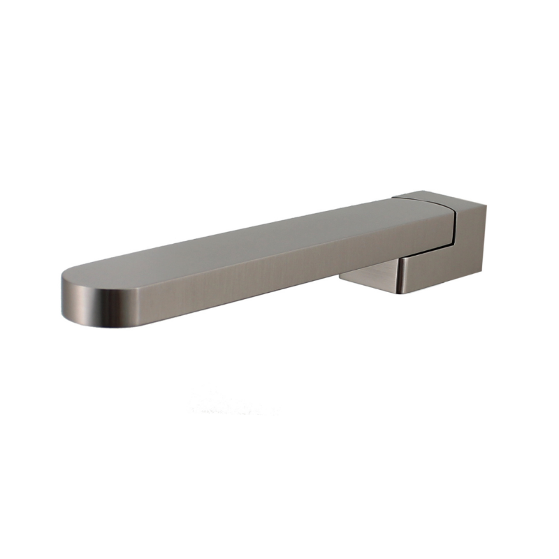 Nova Warm Brushed Nickel Swivel Bath Spout - Acqua Bathrooms