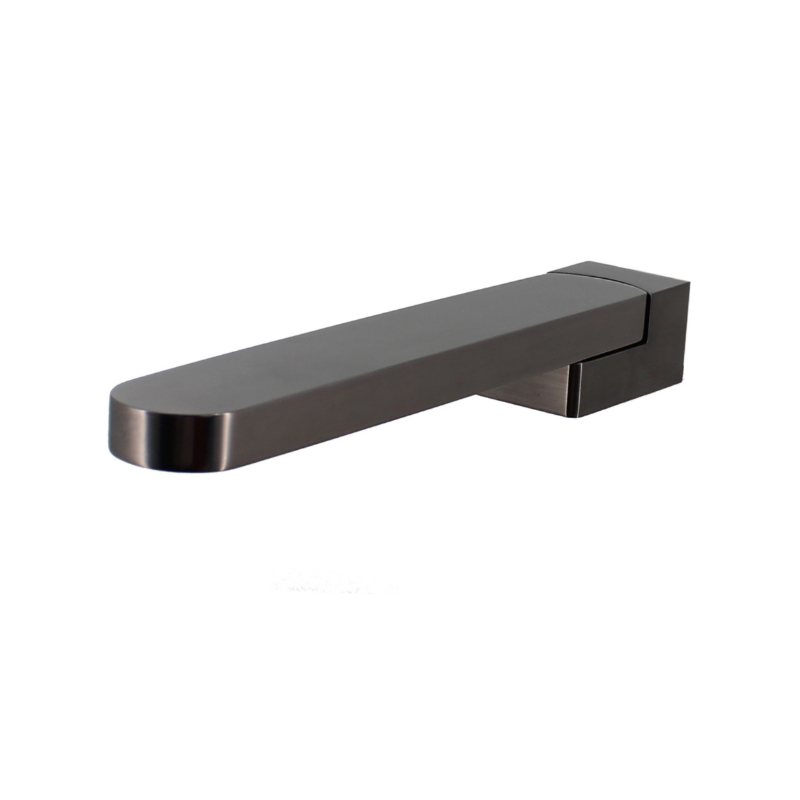 Nova Gun Metal Swivel Bath Spout - Acqua Bathrooms