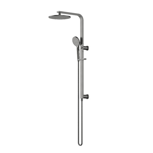 Nova Gun Metal Multifunction Shower Rail - Acqua Bathrooms