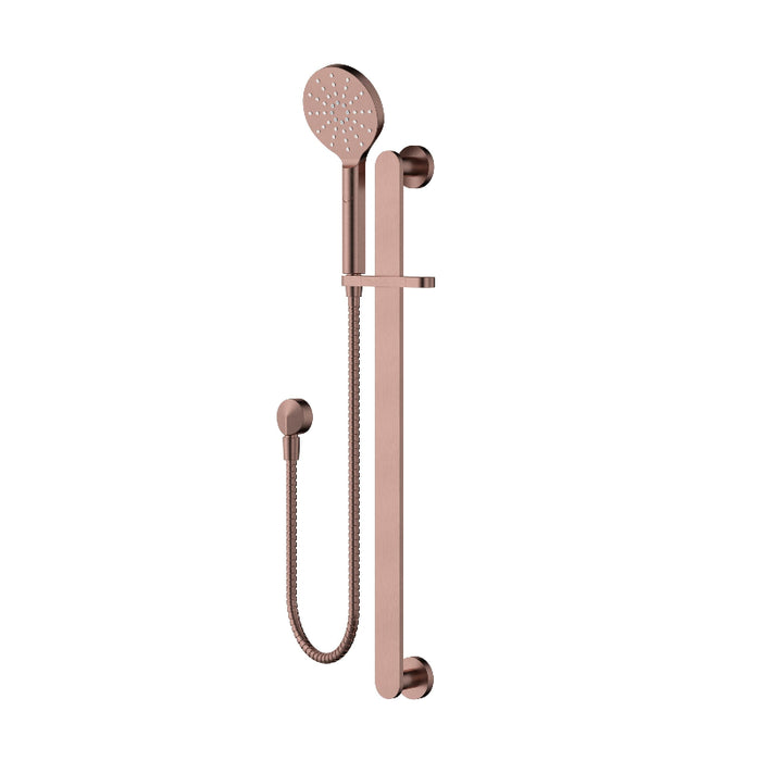 Nova Champagne Shower Rail - Acqua Bathrooms