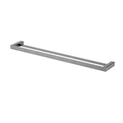 Nova Gun Metal 750mm Double Towel Rail - Acqua Bathrooms