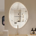 Oblonga Touchless 600 x 800 Asymmetrical LED Mirror - Three Light Temperatures - Acqua Bathrooms