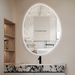 Oblonga Touchless 700 x 900 Asymmetrical LED Mirror - Three Light Temperatures - Acqua Bathrooms