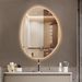 Oblonga Touchless 700 x 900 Asymmetrical LED Mirror - Three Light Temperatures - Acqua Bathrooms