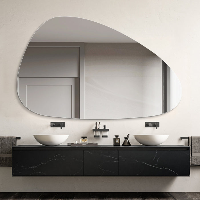 Oblonga 1200 x 750 Asymmetrical Polished Edge Mirror